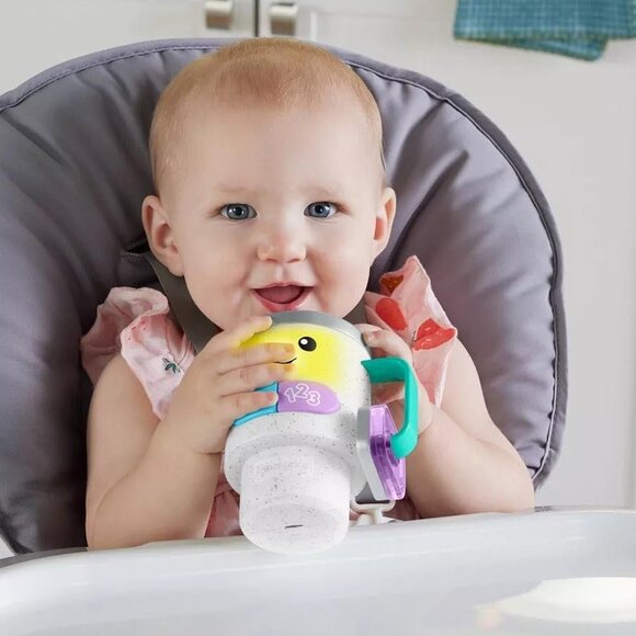 Fisher-Price Laugh & Learn Interactive Coffee Cup Toy with Lights, Music & Learn - Picture 5 of 6